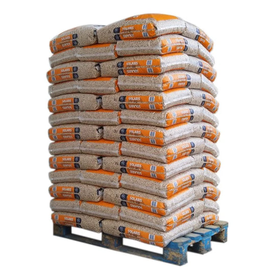 Wooday Pellets – Palette mit 65 Beuteln à 15 kg – 100 % Nadelholz
